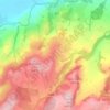 Mappa topografica Bentlawnt, altitudine, rilievo