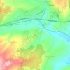Mappa topografica Dura, altitudine, rilievo