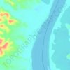 Mappa topografica Barranca Vieja, altitudine, rilievo