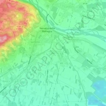 Mappa topografica Dus, altitudine, rilievo
