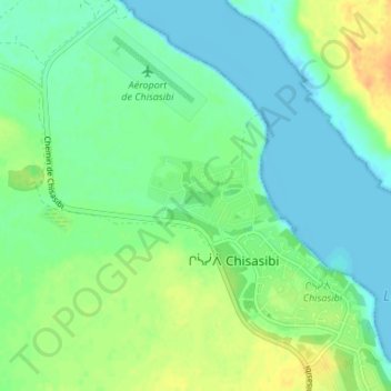 Mappa topografica Chisasibi (partie Inuit), altitudine, rilievo