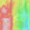 Mappa topografica Les Loges, altitudine, rilievo