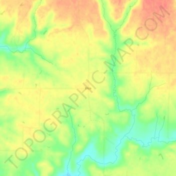 Mappa topografica Eliza, altitudine, rilievo