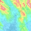 Mappa topografica Napa, altitudine, rilievo