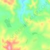 Mappa topografica Kinbombi Falls, altitudine, rilievo