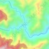 Mappa topografica Bokiawan, altitudine, rilievo