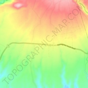 Mappa topografica Bondo, altitudine, rilievo
