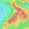 Mappa topografica 金山, altitudine, rilievo