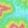 Mappa topografica Fortino, altitudine, rilievo