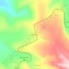 Mappa topografica Malesayata, altitudine, rilievo