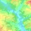 Mappa topografica Vinet, altitudine, rilievo