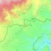 Mappa topografica Sector "La Capilla" (Orig. Páramo), altitudine, rilievo
