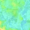 Mappa topografica La Scierie, altitudine, rilievo