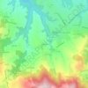 Mappa topografica La Combe, altitudine, rilievo