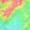 Mappa topografica Forge, altitudine, rilievo