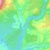 Mappa topografica Le Pont du Coney, altitudine, rilievo