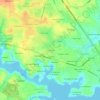 Mappa topografica Severndale, altitudine, rilievo