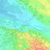 Mappa topografica Morne-à-l'Eau, altitudine, rilievo