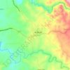 Mappa topografica Greenfield, altitudine, rilievo