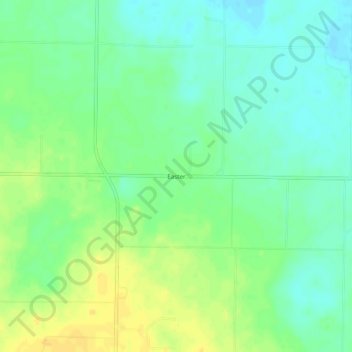 Mappa topografica Easter, altitudine, rilievo