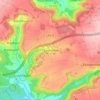 Mappa topografica Oberrieden, altitudine, rilievo