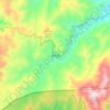 Mappa topografica Barlig, altitudine, rilievo