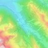 Mappa topografica Le Pied du Mélezet, altitudine, rilievo