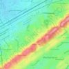 Mappa topografica Forest Park, altitudine, rilievo