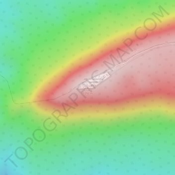 Mappa topografica Khao Khiao, altitudine, rilievo