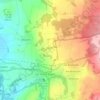 Mappa topografica Nugère, altitudine, rilievo