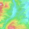 Mappa topografica Tărcăița, altitudine, rilievo