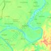 Mappa topografica Angadanan, altitudine, rilievo