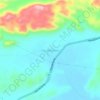 Mappa topografica Las Mercedes, altitudine, rilievo