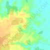 Mappa topografica La Silicia, altitudine, rilievo
