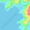 Mappa topografica Natipuan Cove, altitudine, rilievo