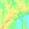 Mappa topografica Sanford Hill, altitudine, rilievo