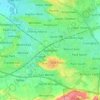 Mappa topografica Swindon, altitudine, rilievo