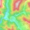 Mappa topografica La Révolte, altitudine, rilievo