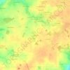 Mappa topografica La Morlière, altitudine, rilievo