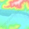 Mappa topografica Coffee Creek, altitudine, rilievo