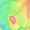 Mappa topografica Bas-Monthoux, altitudine, rilievo