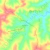 Mappa topografica Mato-Dentro, altitudine, rilievo