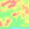 Mappa topografica Alto San Pedro, altitudine, rilievo