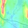 Mappa topografica Interlaken, altitudine, rilievo