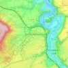 Mappa topografica Gottwollshausen, altitudine, rilievo