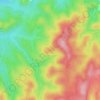 Mappa topografica Serre du Mont Gros, altitudine, rilievo