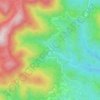 Mappa topografica Escagnès, altitudine, rilievo