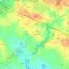 Mappa topografica Caudrec, altitudine, rilievo