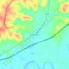 Mappa topografica White Mills Junction, altitudine, rilievo