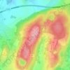 Mappa topografica Mont Roland, altitudine, rilievo